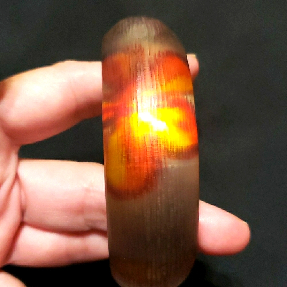 NWOT Alexis Bittar Lucite Flower Bracelet Bangle - Picture 2 of 4